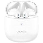 Usams Bluetooth 5.0 TWS IA series Wireless Headphones White BHUIA02 (US-IA04)