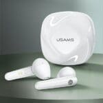Usams Bluetooth 5.0 TWS SD Series Wireless Earphones White BHUSD01