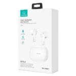 Usams Bluetooth 5.0 TWS SM Series Wireless Earphones White BHUSM01 (US-SM001)