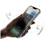 Usams Bluetooth 5.3 Headphones TWSX-Don Series Dual mic ENC wireless White/White BHUXD02