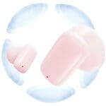 Usams Bluetooth 5.3 TWSTD Series Wireless Headphones Pink BHUTD03 (TD22)