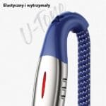 Usams Braided U-Tone Lightning Cable 1.2m Power-off 2A Fast Charging Black SJ344USB01 (US-SJ344)