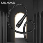 Usams Braided U41 Lightning Cable 1m 2A Black SJ391USB01 (US-SJ391) Fast Charge