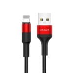 Usams Braided U5 2A Lightning Cable Red 1.2m SJ220IP02 (US-SJ220)