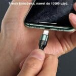 Usams Braided U55 2A Lightning Cable Black 1m SJ448USB01 (US-SJ448)