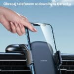 Usams Car Mount Dashboard/Windshield Black ZJ063ZJ01 (US-ZJ063)