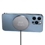 Usams magnetic wireless charger 15W aluminium Black CD183CDX01