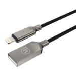 Usams Power-off U-Sun Lightning Cable Black 1.9m IPYSUSB201 (US-SJ170)