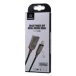 Usams Power-off U-Sun Lightning Cable Black 1.9m IPYSUSB201 (US-SJ170)