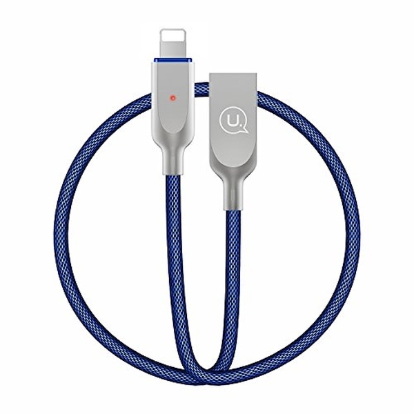 Usams Power-off U-Sun Lightning Cable Blue 1.9m IPYSUSB202 (US-SJ170)