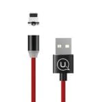 Usams U-Sure Magnetic Lightning Cable 1m 2.1A Braided Red SJ292USB02 (US-SJ292)