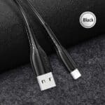 Usams U35 Lightning Cable 2A Fast Charge 1m Black SJ364USB01 (US-SJ364)
