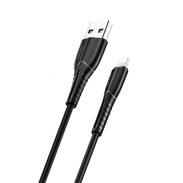 Usams U35 Lightning Cable 2A Fast Charge 1m Black SJ364USB01 (US-SJ364)