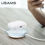 Usams Wireless Charger US-CC096 10W with Lightning Cable Black CC96WH01