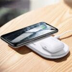 Usams Wireless Charger US-CD120 10W Dual White CD120JN01
