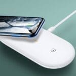 Usams Wireless Charger US-CD120 10W Dual White CD120JN01