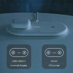 Usams Wireless Charger US-CD120 10W Dual White CD120JN01