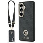 Guess 4G Big Rhinestone Triangle Strap MagSafe black Samsung Galaxy S26 Tok
