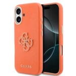 Guess PU Resin Logo Orange Tok iPhone 17