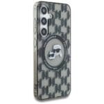 Karl Lagerfeld Button Karl & Choupette Heads On KL Pattern MagSafe Samsung Galaxy Samsung Galaxy S25 Tok