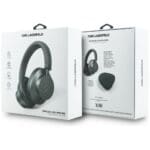 Karl Lagerfeld Headphones Grained Initials Bluetooth ANC gray