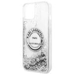 Karl Lagerfeld KLHCP14MLCRSGRS silver Hardcase Liquid Glitter R iPhone 14 Plus / 15 Plus Tok