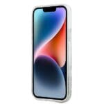 Karl Lagerfeld KLHMP12MLGCHSGH Hardcase transparent Liquid Glitter Choupette He iPhone 12 / 12 Pro Tok