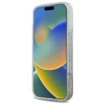 Karl Lagerfeld KLHMP16LLGKISGH Hardcase transparent Liquid Glitter Karl Head Magsa iPhone 16 Pro Max Tok