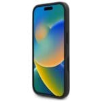 Karl Lagerfeld KLHMP16MPKHPORPK black Hardcase Hot Stamp MagSafe iPhone 16 Plus Tok