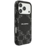 Karl Lagerfeld Monogram logo MagSafe black iPhone 17 Pro Tok