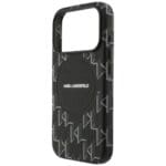 Karl Lagerfeld Monogram logo MagSafe black iPhone 17 Pro Tok