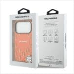 Karl Lagerfeld Monogram logo MagSafe orange iPhone 17 Pro Tok