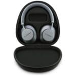 Karl Lagerfeld Over Ear Headphones Saffiano Elongated Bluetooth ANC grey