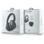 Karl Lagerfeld Over Ear Headphones Saffiano Elongated Bluetooth ANC grey