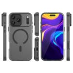 Magnetic Abrasive Compatible With MagSafe Matte Black iPhone 17 Pro Max Tok