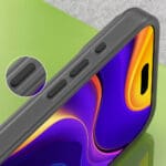 Magnetic Abrasive Compatible With MagSafe Matte Black iPhone 17 Pro Max Tok