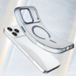 Magnetic Abrasive Compatible With MagSafe Matte Blue iPhone 17 Pro Max Tok