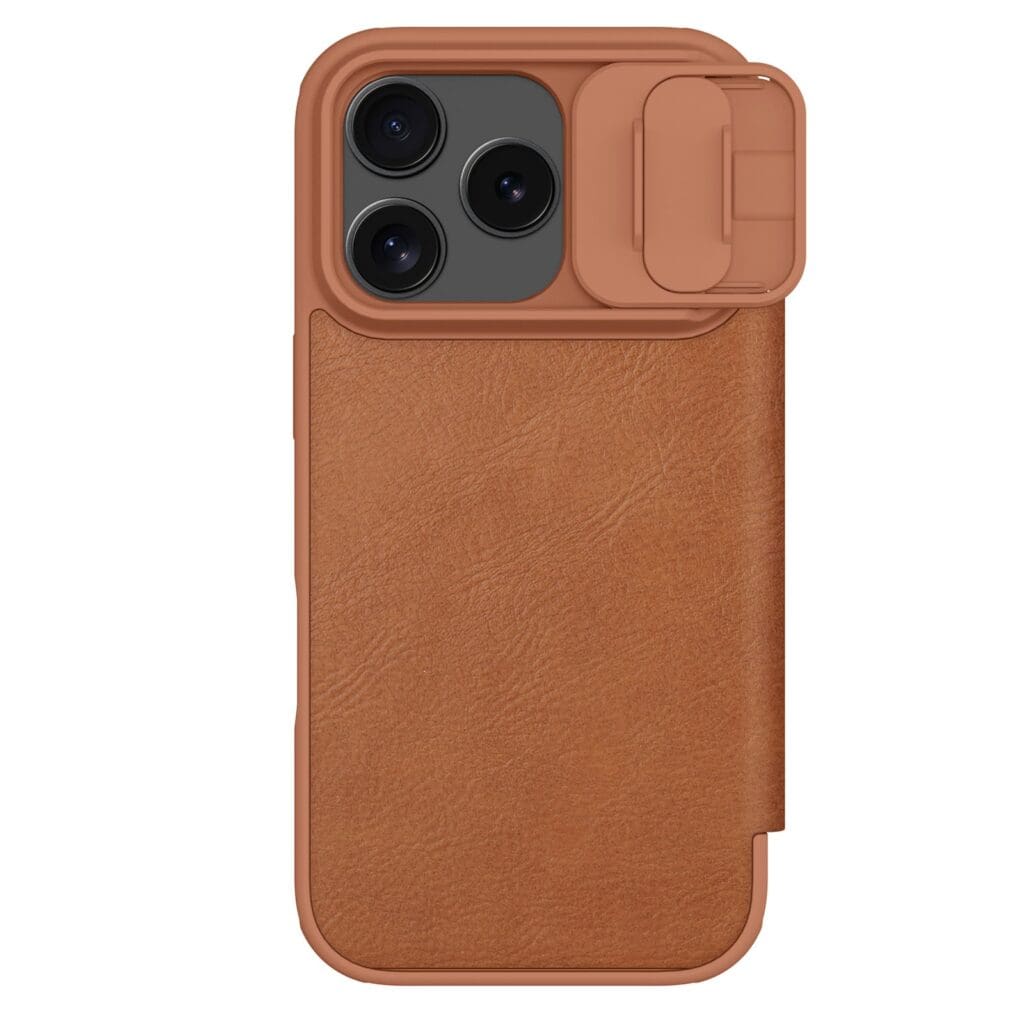 Nillkin Qin Book PRO Apple Brown Tok iPhone 17 Pro