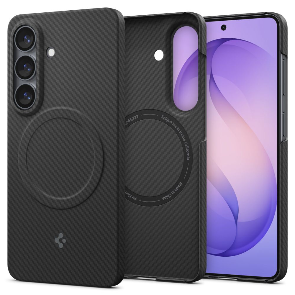 Spigen Airskin Aramid Mag MagSafe Black Samsung Galaxy S26 Tok