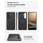 Spigen Airskin Aramid Mag MagSafe Black Samsung Galaxy S26 Tok
