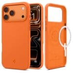 Spigen Silicone Fit Mag MagSafe Cosmic Orange iPhone 17 Pro Tok