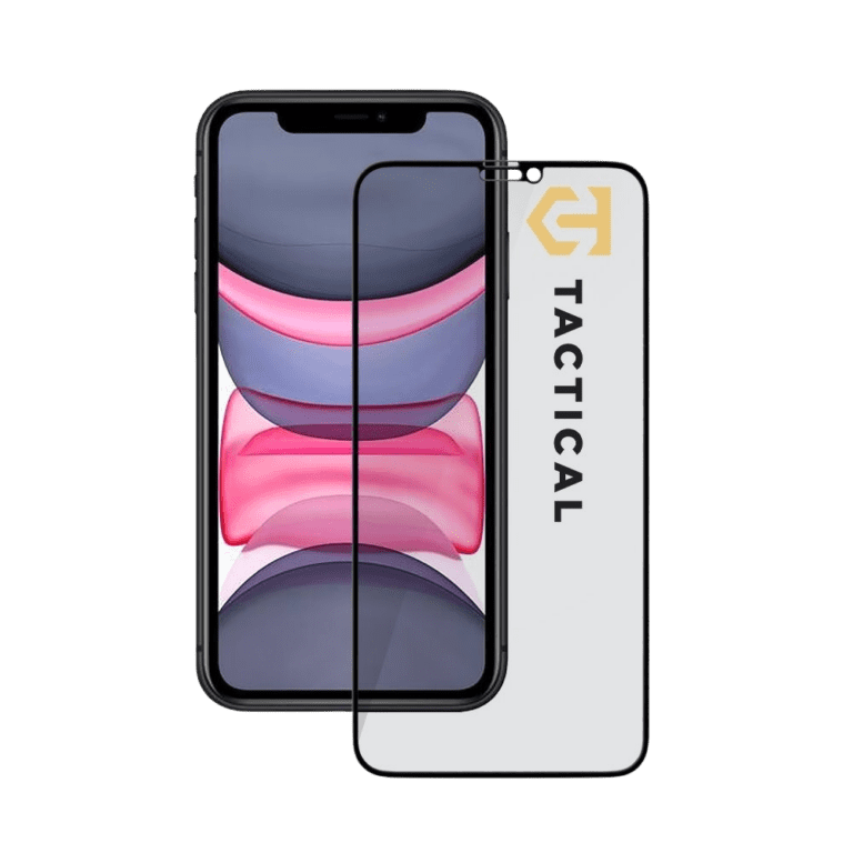 Tactical Glass Shield Privacy Stealth 5D Glass Apple 11 / XR Black