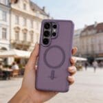 Tech-Protect Magmat MagSafe Matte Cobalt Violet Samsung Galaxy S26 Ultra Tok