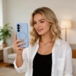 Tech-Protect Magmat MagSafe Matte Sky Blue Samsung Galaxy S26 Tok