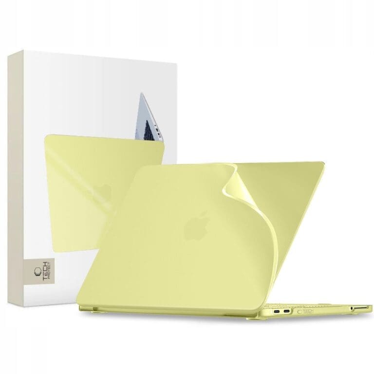 Tech-Protect Softshell Macbook Neo 13 2026 Matte Citrus