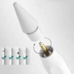 Tech-Protect Stylus Tips 4 Pack Apple Pencil White