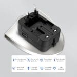 Tech-Protect Ta300 Travel Adapter Eu / Uk / Us / Au Black