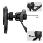 Tech-Protect V21 Magnetic MagSafe Dashboard & Vent Car Mount Wireless Charger 25W Qi2.2 Black