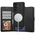 Tech-Protect Wallet MagSafe Matte Black Samsung Galaxy S26 Tok