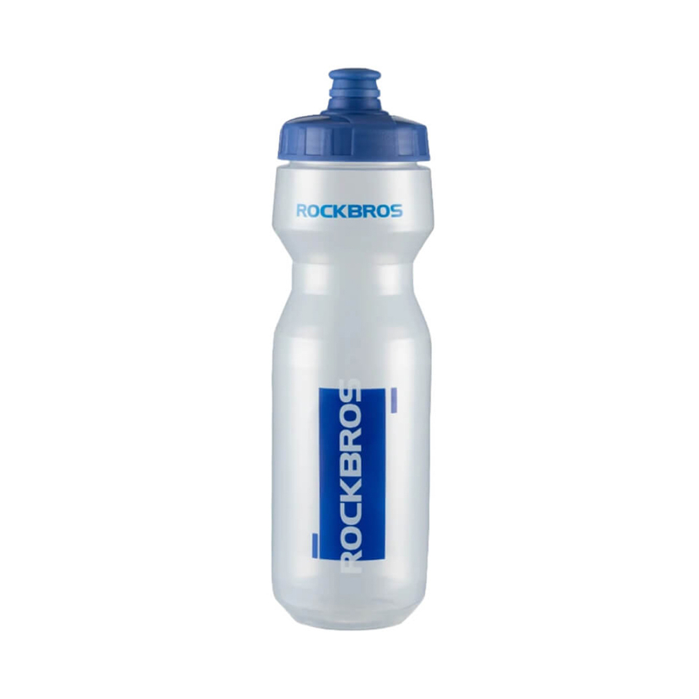 Rockbros 750 Ml Bicycle Bottle Transparent With Blue Mouthpiece